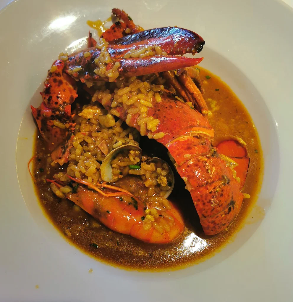 Arroz caldoso de bogavante