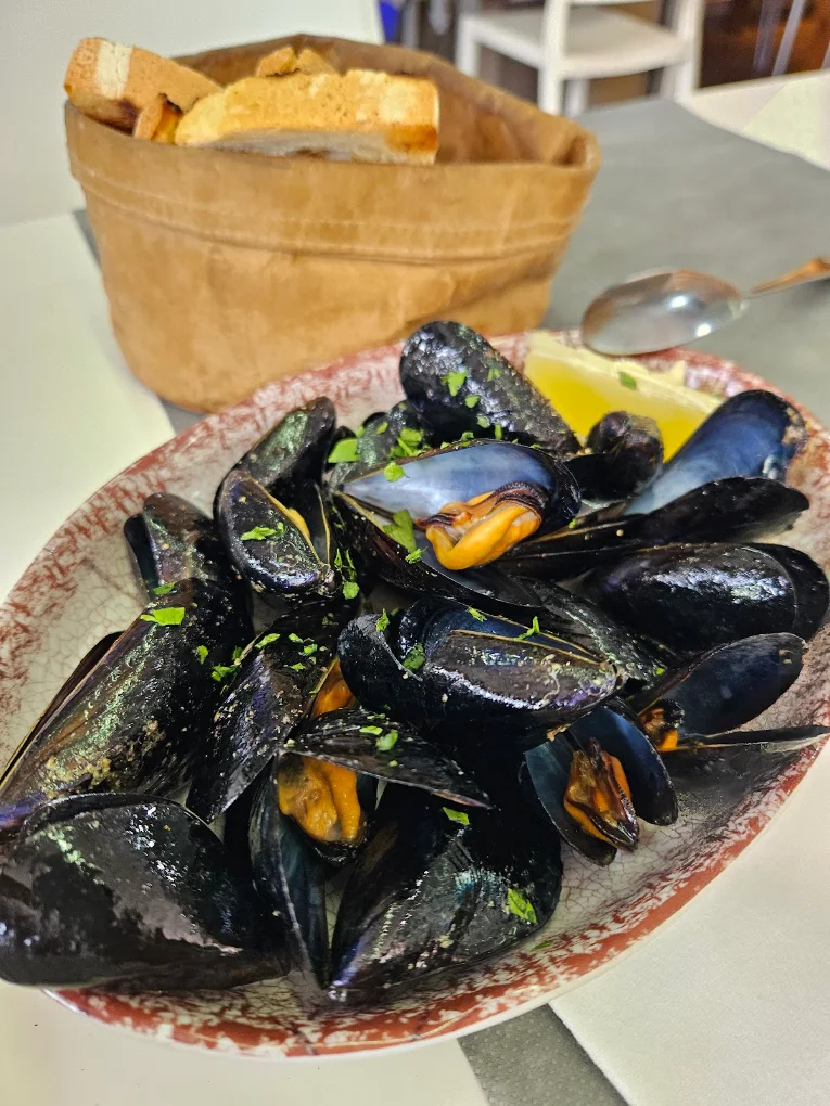 Mejillones a la plancha